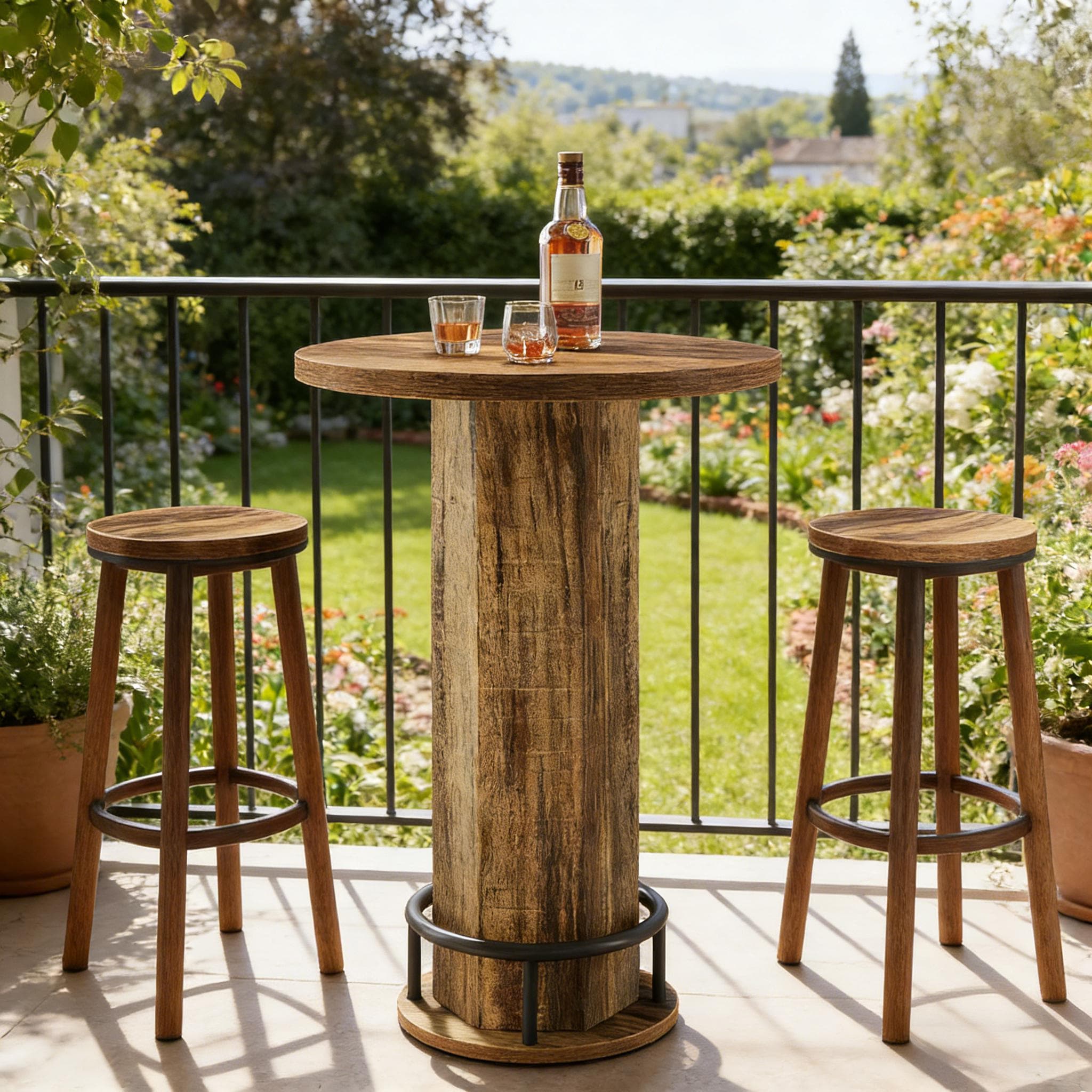 Bar Table With 2 Barstools, Pub Cocktail Table Bar Table With Chairs_voghion.com